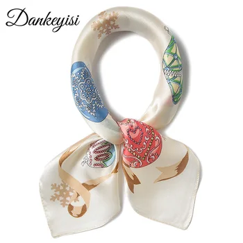 DANKEYISI 100% Silk Scarf Women Small Square Scarf Pure Silk Vintage Scarves Ladies Neck Scarf Wraps Handkerchief 2018
DANKEYISI 100% Silk Scarf Women Small Square Scarf Pure Silk Vintage Scarves Ladies Neck Scarf Wraps Handkerchief 2018