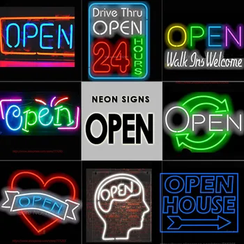 Real Glass Bright NEON Open Sign/Light NOT LED Open Signs Vivid Bright Color Big for Shop Store BAR Cafe Restaurant Beer Salon
Real Glass Bright NEON Open Sign/Light NOT LED Open Signs Vivid Bright Color Big for Shop Store BAR Cafe Restaurant Beer Salon