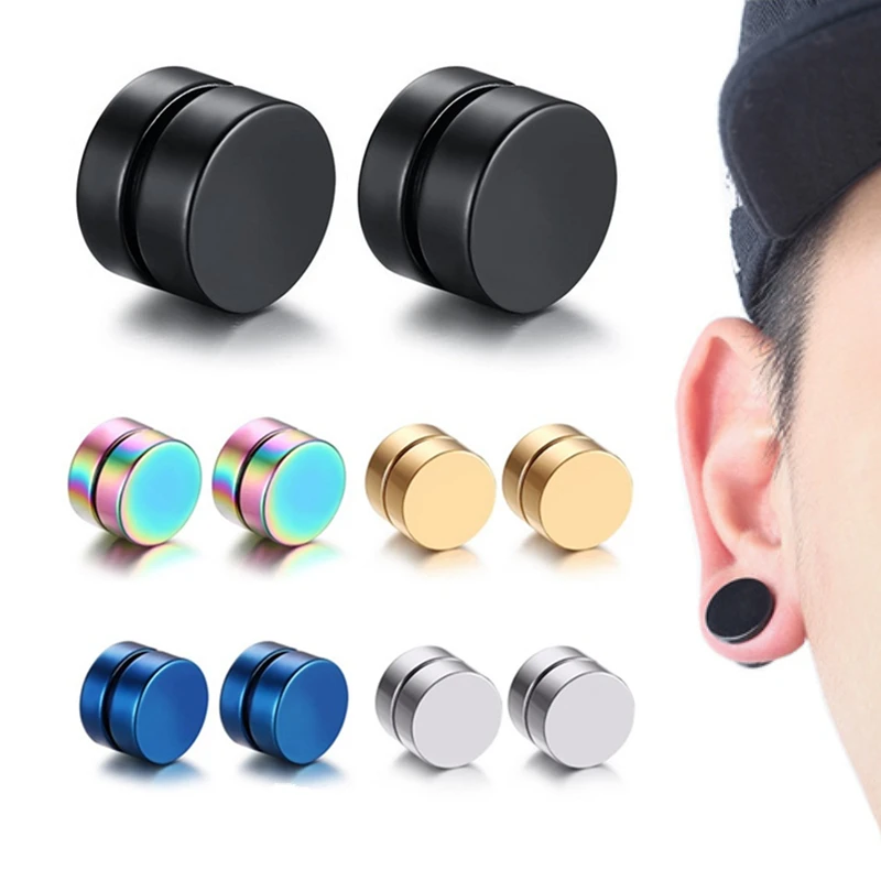 1pc Magic Strong Magnet Earrings Ear Men Accessories Jewelry Fashion Painless Earring Boyfriend Ear Stud Punk No Hole
1pc Magic Strong Magnet Earrings Ear Men Accessories Jewelry Fashion Painless Earring Boyfriend Ear Stud Punk No Hole