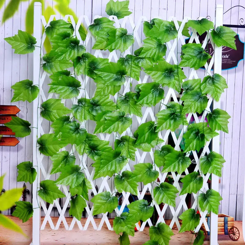 2.4m Artificial Ivy Grape Leaf Maple Garland Plants Vine Fake Foliage Flower Home Decor Wedding Christmas Festival Decoration
2.4m Artificial Ivy Grape Leaf Maple Garland Plants Vine Fake Foliage Flower Home Decor Wedding Christmas Festival Decoration