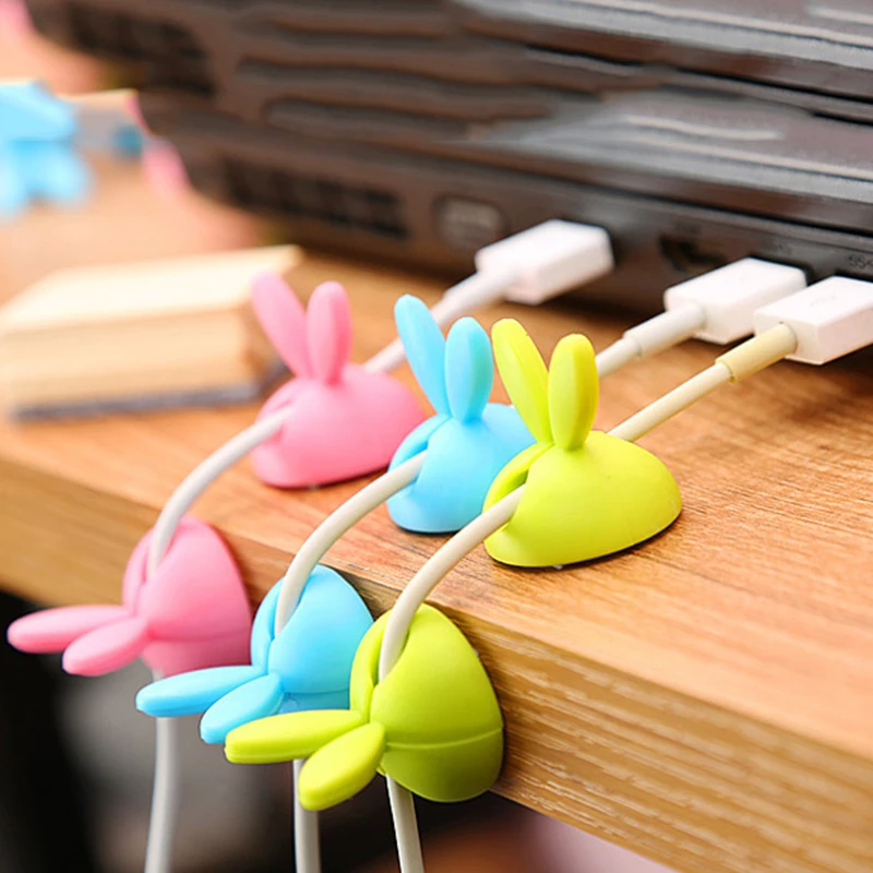 4pcs Rabbit Ear Fixing Device Desktop Paste Fixing Device For Computer Mobile Phone Wire Fixing Device
4pcs Rabbit Ear Fixing Device Desktop Paste Fixing Device For Computer Mobile Phone Wire Fixing Device