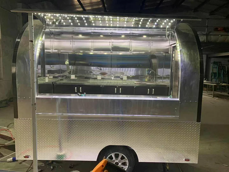 free shipping full stainless steel body 2.3m length mobile food cart truck with free fryer for sale
free shipping full stainless steel body 2.3m length mobile food cart truck with free fryer for sale