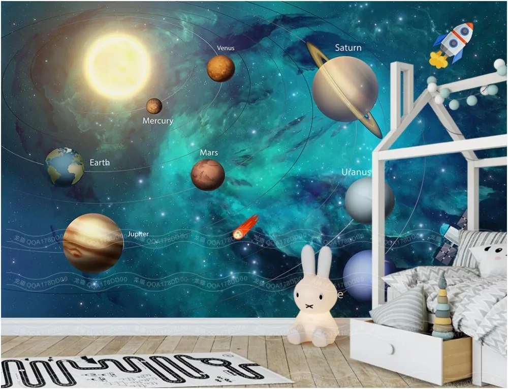 Custom mural 3d wallpaper Space universe children's room home decor painting 3d wall murals wallpaper for living room walls 3 d
Custom mural 3d wallpaper Space universe children's room home decor painting 3d wall murals wallpaper for living room walls 3 d