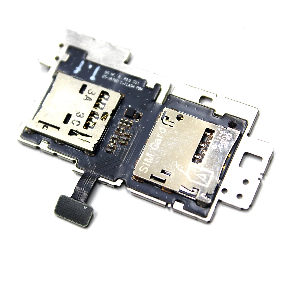 Гибкий кабель для Samsung Galaxy ATIV S I8750 SIM и MicroSD карты памяти|Шлейфы мобильных