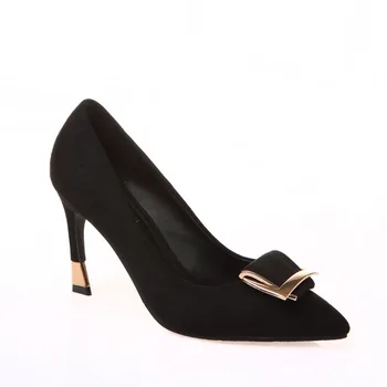 2019 new female pointed stiletto heels shallow mouth buckle single shoes large size 41-43.
2019 new female pointed stiletto heels shallow mouth buckle single shoes large size 41-43.