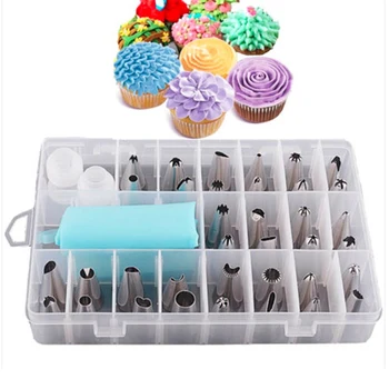 36 PCS / Set Russian Pipe Nozzle Tips Stainless Steel Tools Of Cooking Pastry Piping Bag And Nozzle Piping Bag Stencils 2018 Hot
36 PCS / Set Russian Pipe Nozzle Tips Stainless Steel Tools Of Cooking Pastry Piping Bag And Nozzle Piping Bag Stencils 2018 Hot