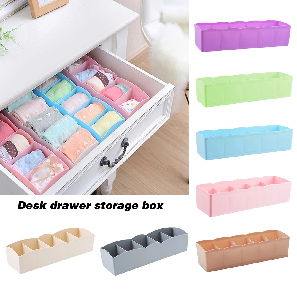 1pc Storage Box 5-grids Multi-function Plastic Drawer Organizer Underwear Closet Bin Clothes Storage Organizer 26.5cmx8cmx6.5cm
1pc Storage Box 5-grids Multi-function Plastic Drawer Organizer Underwear Closet Bin Clothes Storage Organizer 26.5cmx8cmx6.5cm