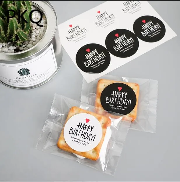 120pcs Black & White Circular HAPPY BIRTHDAY series Adhesive Kraft Seal Sticker for Baking Gift Label Stickers Funny DIY Work
120pcs Black & White Circular HAPPY BIRTHDAY series Adhesive Kraft Seal Sticker for Baking Gift Label Stickers Funny DIY Work