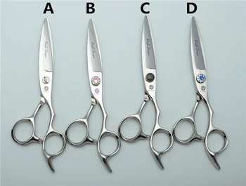6inch 17cm Purple Dragon Japan 440C Professional Human Hair Scissors Hairdressing Scissors Willow Leaf Shape Cutting Shears
6inch 17cm Purple Dragon Japan 440C Professional Human Hair Scissors Hairdressing Scissors Willow Leaf Shape Cutting Shears