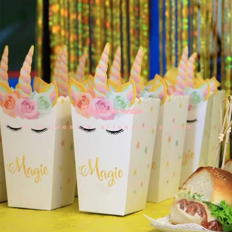 Unicorn Party Paper Candy Box Bags Kraft Paper Gift Bag Popcorn Box Baby Shower Wedding Decorations Birthday Party Supplies
Unicorn Party Paper Candy Box Bags Kraft Paper Gift Bag Popcorn Box Baby Shower Wedding Decorations Birthday Party Supplies