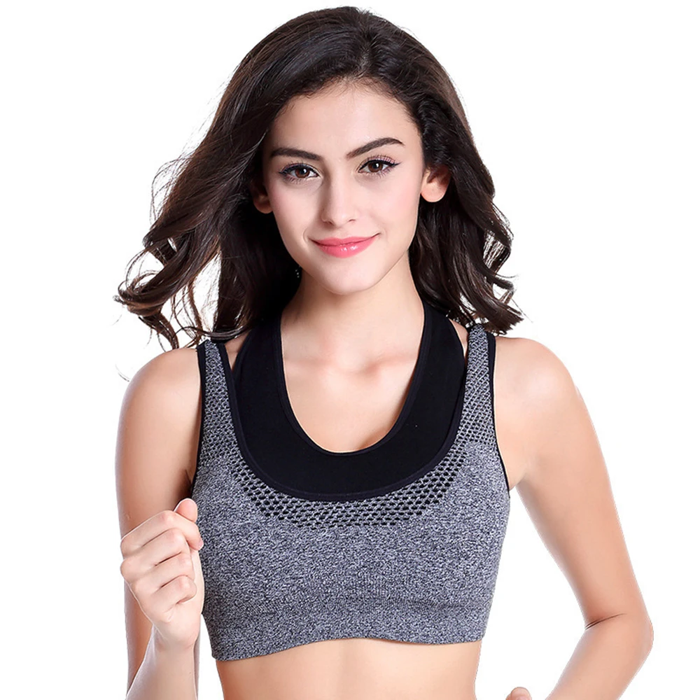 Fashion Mesh Fitness Women Tank Tops Sexy Push-up Bra Fitness Vest Bra Wireless Bras Size S/M/L
Fashion Mesh Fitness Women Tank Tops Sexy Push-up Bra Fitness Vest Bra Wireless Bras Size S/M/L