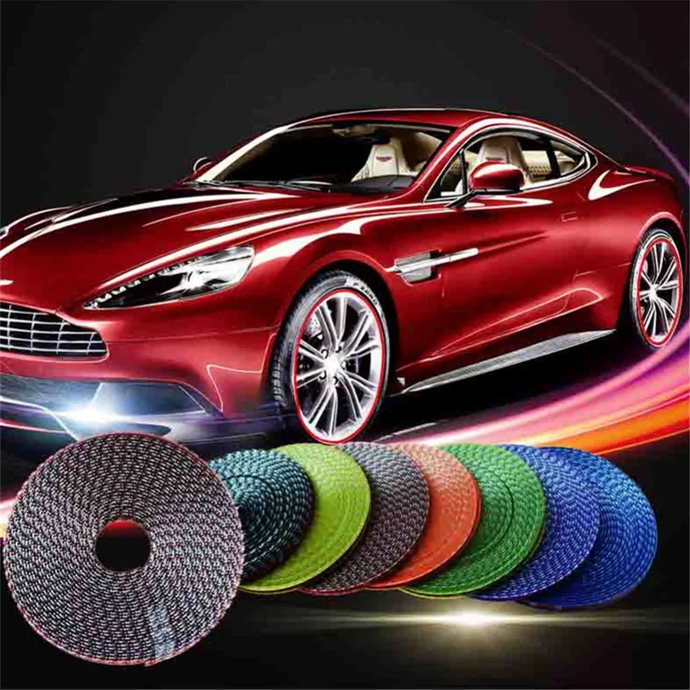8M Car Wheel Hub Protective Strips Carbon Fiber Car Sticker Wheel Rim Guard Trim Strip Auto Hub Sticker Car Decoration Strips
8M Car Wheel Hub Protective Strips Carbon Fiber Car Sticker Wheel Rim Guard Trim Strip Auto Hub Sticker Car Decoration Strips