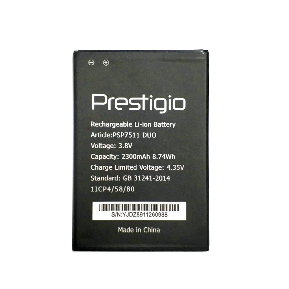 New 2300mAh PSP7511 Replacement Battery Baterij For Prestigio Muze B7 PSP7511DUO PSP7511 PSP 7511 DUO Mobile Phone
New 2300mAh PSP7511 Replacement Battery Baterij For Prestigio Muze B7 PSP7511DUO PSP7511 PSP 7511 DUO Mobile Phone