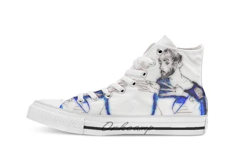 Egon Schiele Klimt In A Light Blue Smock 1913 modified Novelty Design breathable casual High Top lace-up Canvas shoes sneakers
Egon Schiele Klimt In A Light Blue Smock 1913 modified Novelty Design breathable casual High Top lace-up Canvas shoes sneakers