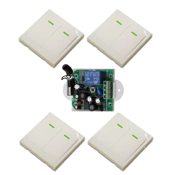 New AC85V 110V 120V 220V 250V 1CH Wireless Remote Control Switch System Receiver & 4pcs Wall Panel Sticky Remote 315/433mhz
New AC85V 110V 120V 220V 250V 1CH Wireless Remote Control Switch System Receiver & 4pcs Wall Panel Sticky Remote 315/433mhz
