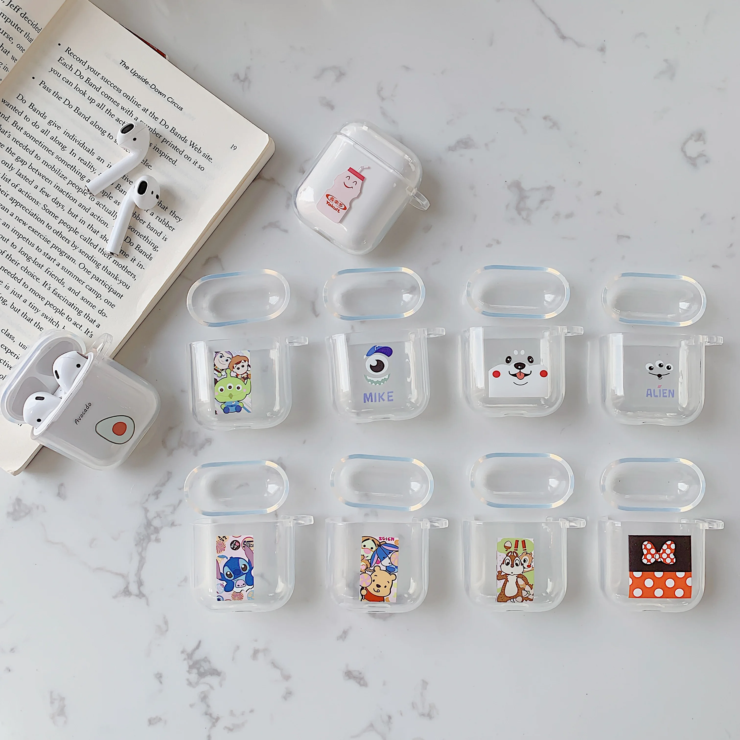 Cartoon Winnie Stitch Chip 'n' Dale Wireless Bluetooth Earphone Cute Case For Apple AirPods Silicone Charging lucency
Cartoon Winnie Stitch Chip 'n' Dale Wireless Bluetooth Earphone Cute Case For Apple AirPods Silicone Charging lucency