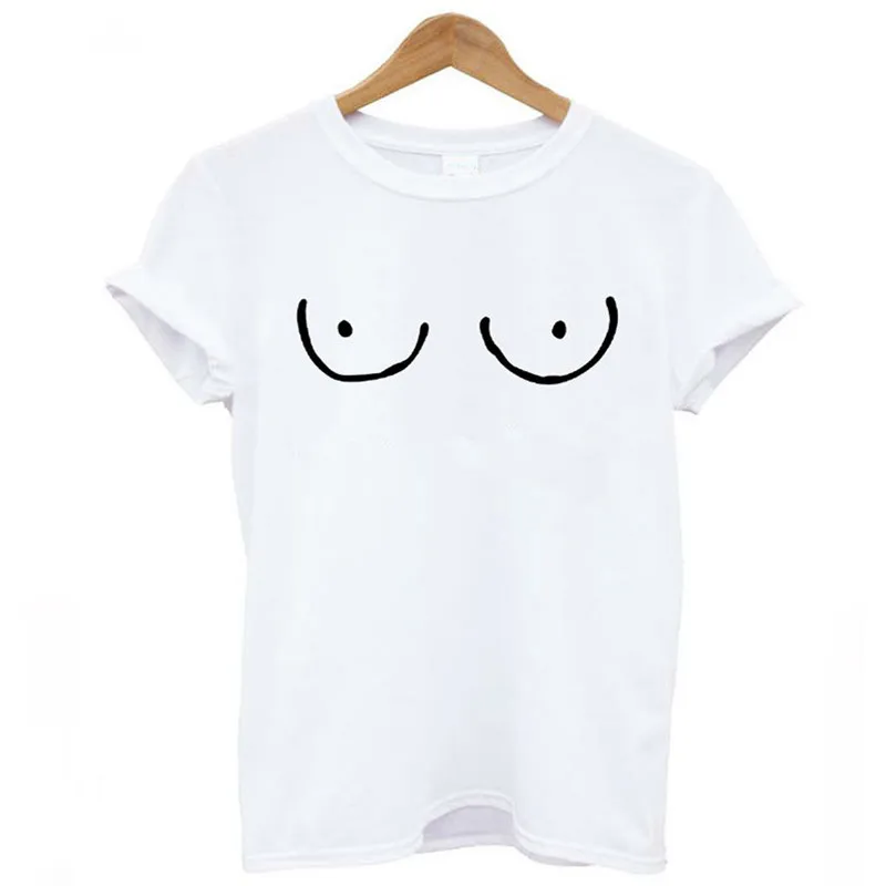 2019 Funny TITTIES BOOBS BOOBIES Print Women Summer T-shirts Casual Short Sleeve T Shirt Woman Clothes Tee Tops Drop Shipping
2019 Funny TITTIES BOOBS BOOBIES Print Women Summer T-shirts Casual Short Sleeve T Shirt Woman Clothes Tee Tops Drop Shipping