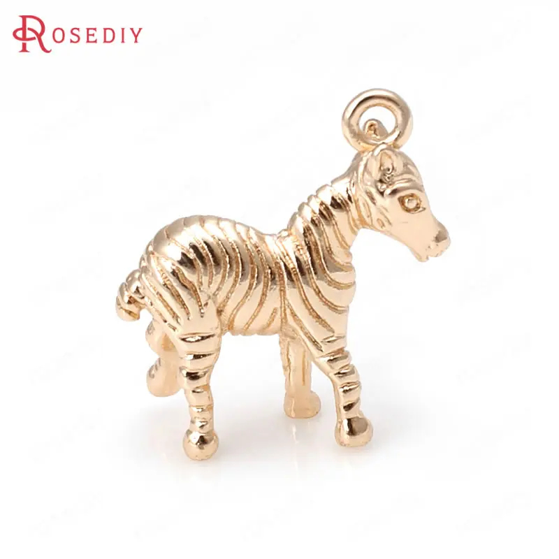 6PCS 16x18MM 24K Champagne Gold Color Plated Brass Zebra Horse Charms Pendants High Quality Diy Jewelry Accessories
6PCS 16x18MM 24K Champagne Gold Color Plated Brass Zebra Horse Charms Pendants High Quality Diy Jewelry Accessories