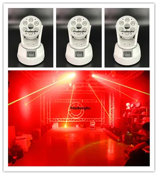 4 pieces Disco club DJ KTV party LED 6*8W 4in1 wash and 80mw green laser 2in1 mini led moving head light
4 pieces Disco club DJ KTV party LED 6*8W 4in1 wash and 80mw green laser 2in1 mini led moving head light