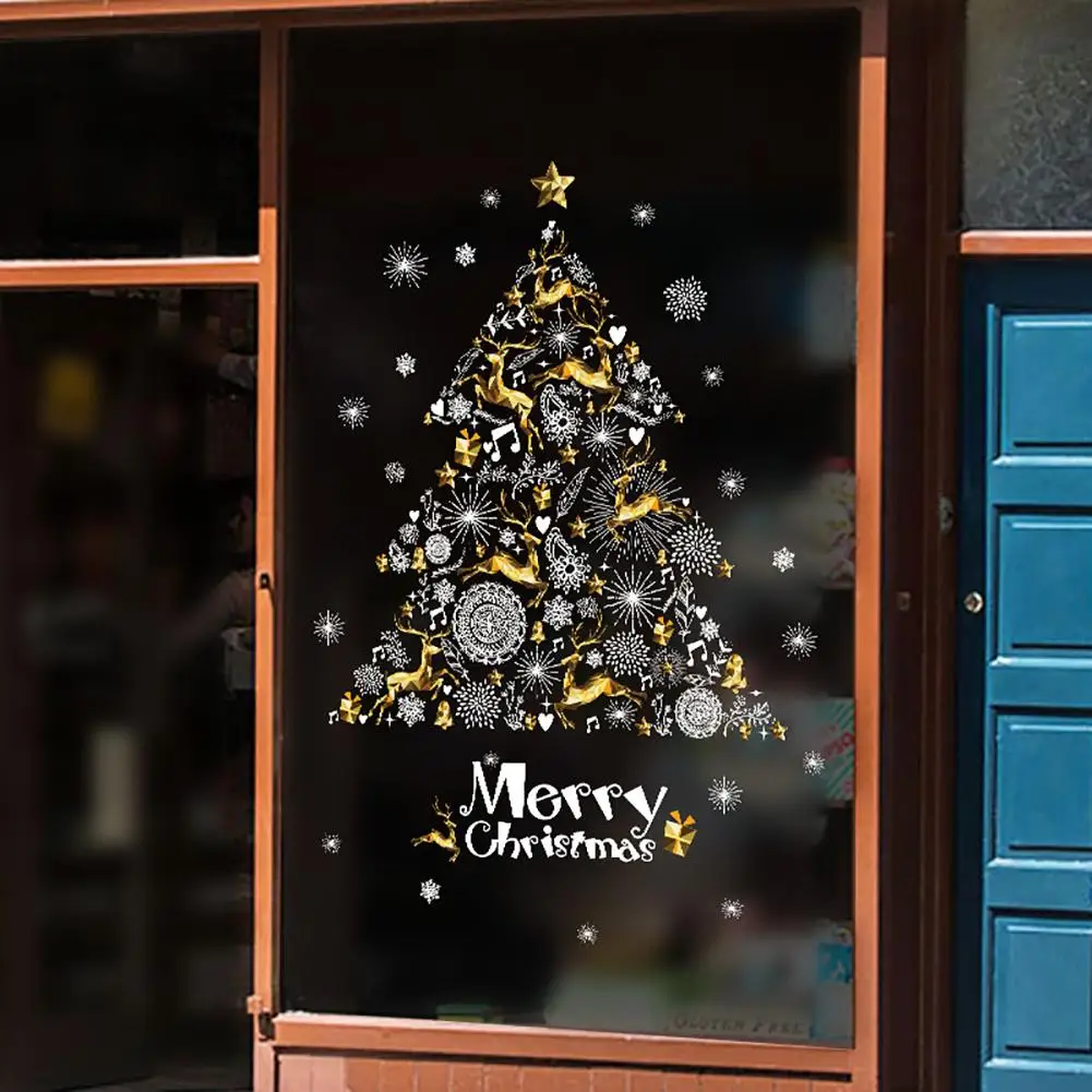 Holiday Christmas Tree Snowflake Reindeer Wall Sticker Glass Window Decal Home Decor
Holiday Christmas Tree Snowflake Reindeer Wall Sticker Glass Window Decal Home Decor