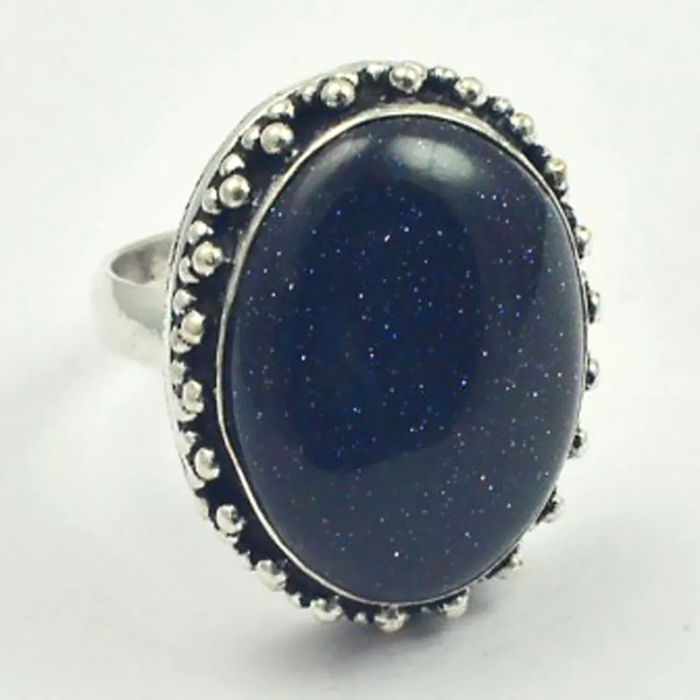 Sun Stone Ring Silvers Overlay over Copper Size: 8 R4412 | Украшения и аксессуары