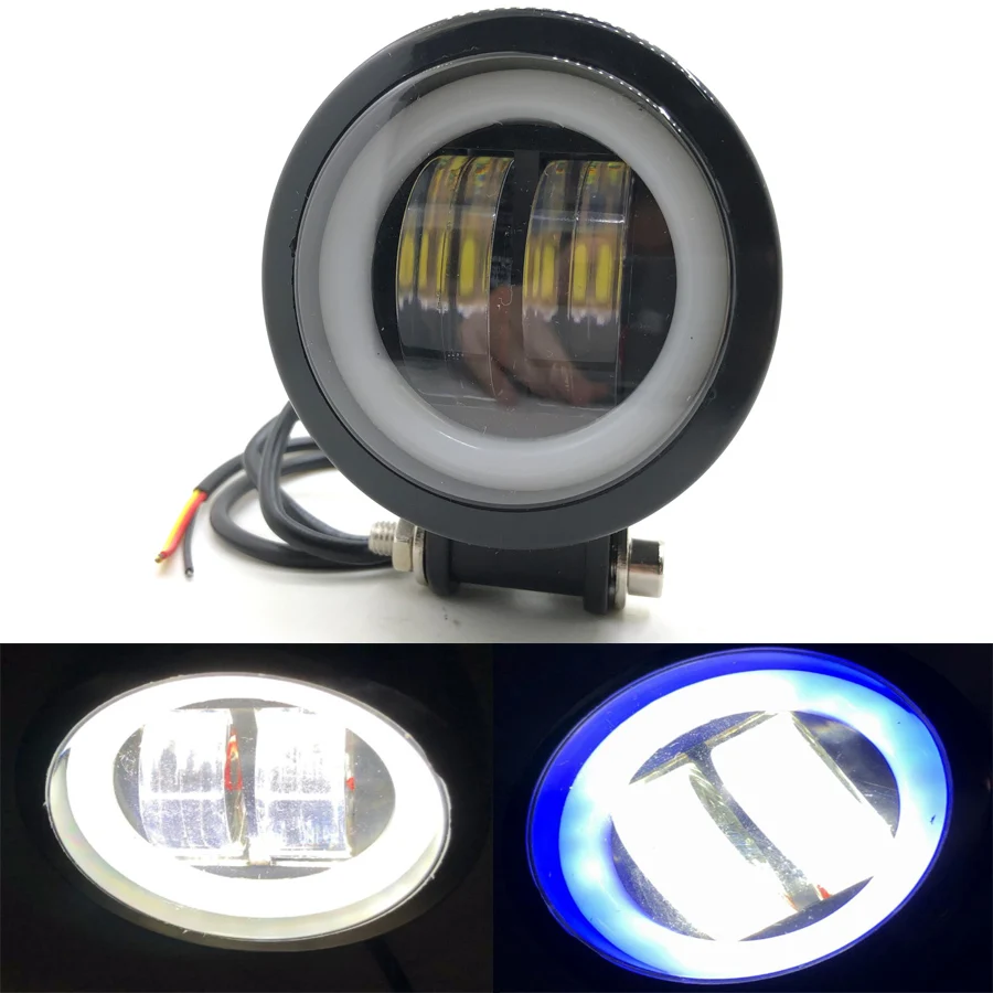 Yecnecty 1 PC Universal Motorcycle LED Spot Fog Light With Angel Eye Lamp Scooter Accessories For Honda Harley Davidson Kawasaki
Yecnecty 1 PC Universal Motorcycle LED Spot Fog Light With Angel Eye Lamp Scooter Accessories For Honda Harley Davidson Kawasaki