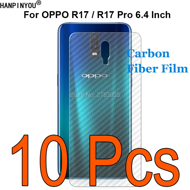 10 Pcs/Lot For OPPO R17 / R17 Pro 6.4" 3D Anti-fingerprint Carbon Fiber Back Film Rear Screen Protector (Not Tempered Glass)
10 Pcs/Lot For OPPO R17 / R17 Pro 6.4" 3D Anti-fingerprint Carbon Fiber Back Film Rear Screen Protector (Not Tempered Glass)