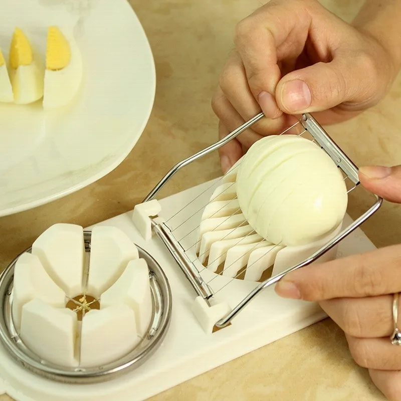 1 Pcs 2in1 Cut Multifunction Egg Slicer Stainless Steel Egg Cutter Mold Flower Edges Gadgets Kitchen Cooking Tools
1 Pcs 2in1 Cut Multifunction Egg Slicer Stainless Steel Egg Cutter Mold Flower Edges Gadgets Kitchen Cooking Tools