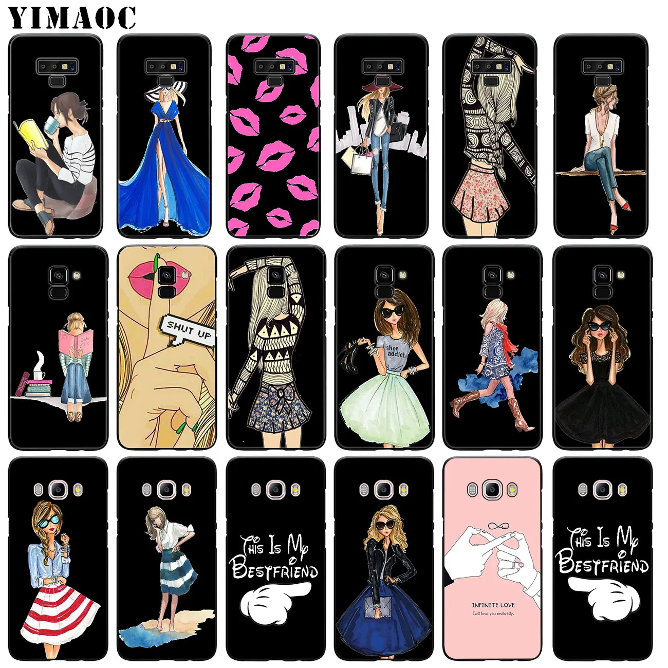 Best Friend Girlfriend Boyfriend Shopping girl Soft Case for Samsung Galaxy A6 Plus A9 A8 A7 2018 A3 A5 2016 2017 Note 9 8
Best Friend Girlfriend Boyfriend Shopping girl Soft Case for Samsung Galaxy A6 Plus A9 A8 A7 2018 A3 A5 2016 2017 Note 9 8
