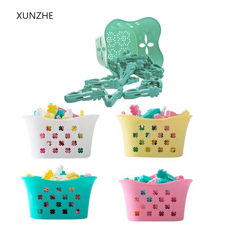 XUNZHE 20Pcs/ basket Four leaf flowers Laundry Clothes Color Hanging Pegs Clips Heavy Duty Plastic Hangers Racks Clothespins
XUNZHE 20Pcs/ basket Four leaf flowers Laundry Clothes Color Hanging Pegs Clips Heavy Duty Plastic Hangers Racks Clothespins