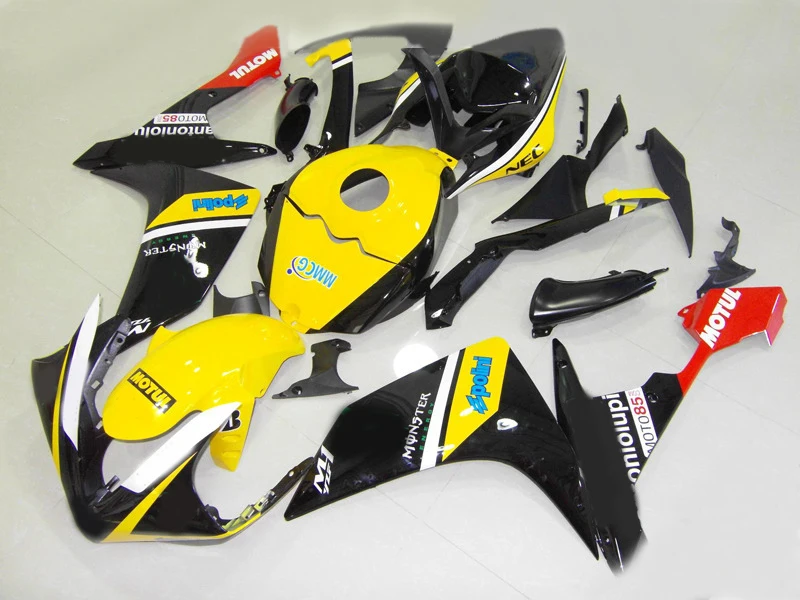 Injection mold Fairing kit for YAMAHA YZFR1 07 08 YZF R1 2007 2008 YZF1000 yzfr1 ABS Yellow black Fairings set+gifts YY10
Injection mold Fairing kit for YAMAHA YZFR1 07 08 YZF R1 2007 2008 YZF1000 yzfr1 ABS Yellow black Fairings set+gifts YY10