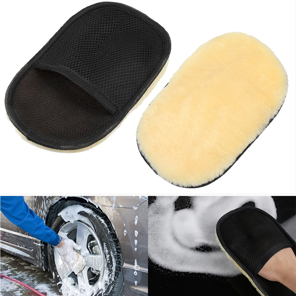 Auto Washing Gloves Motorcycle Artificial Wool Soft Washer Brush Polishing Mitten Car Care Cleaning Tool
Auto Washing Gloves Motorcycle Artificial Wool Soft Washer Brush Polishing Mitten Car Care Cleaning Tool