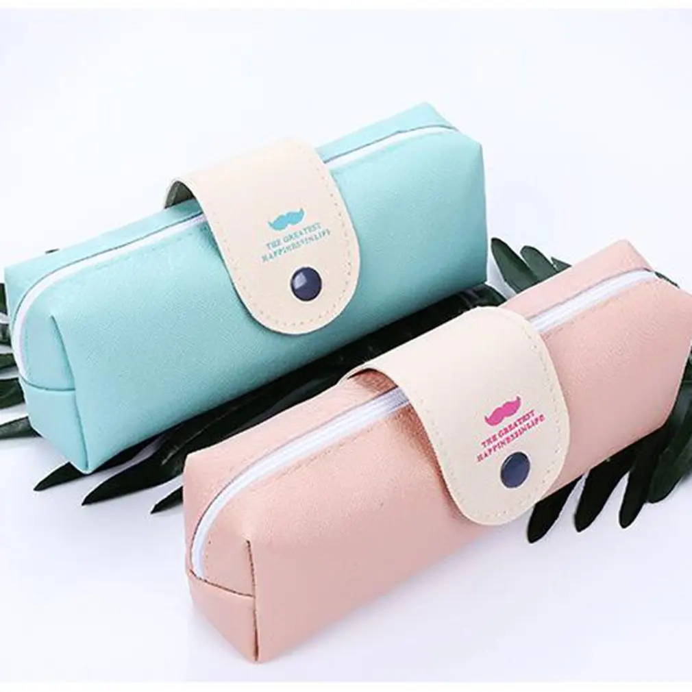 Fresh Solid Color Simple Large Capacity Pencil Case PU leather Triangle pen bag Stationery Storage Organizer
Fresh Solid Color Simple Large Capacity Pencil Case PU leather Triangle pen bag Stationery Storage Organizer