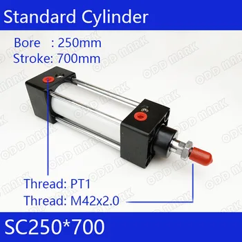 SC250*700 250mm Bore 700mm Stroke SC250X700 SC Series Single Rod Standard Pneumatic Air Cylinder SC250-700 pneumatic cylinder
SC250*700 250mm Bore 700mm Stroke SC250X700 SC Series Single Rod Standard Pneumatic Air Cylinder SC250-700 pneumatic cylinder