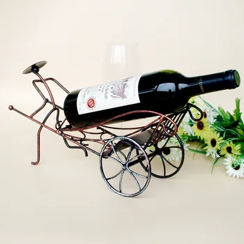 1PC New listing creative iron metal wine rack rickshaws wine holders China wind decoration design wine holder J2067
1PC New listing creative iron metal wine rack rickshaws wine holders China wind decoration design wine holder J2067