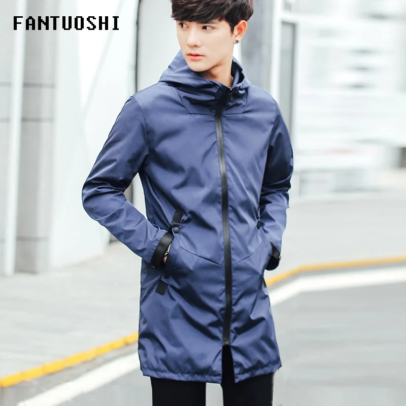 mens jackets spring autumn New fashion slim casual Medium and long section Hooded solid coat men Thin jacket plus size 3XL
mens jackets spring autumn New fashion slim casual Medium and long section Hooded solid coat men Thin jacket plus size 3XL