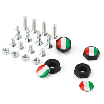 Italy Flag Logo Car License Plate Bolt Frame Screws For Jeep Renegade Alfa Romeo Giulietta Audi A3 Fiat Panda Ford Fiesta Abarth
Italy Flag Logo Car License Plate Bolt Frame Screws For Jeep Renegade Alfa Romeo Giulietta Audi A3 Fiat Panda Ford Fiesta Abarth