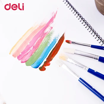 Deli quality wool hair gouache watercolor paint brush for drawing wood brush pen set for acrylic oil school kid art supply gift
Deli quality wool hair gouache watercolor paint brush for drawing wood brush pen set for acrylic oil school kid art supply gift