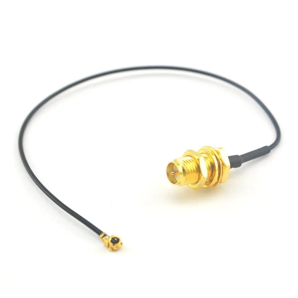 ALLISHOP 30CM U.FL IPX to RP-SMA female RF Pigtail Cable Jumper for PCI Wifi Card SMA to IPX 1.13 Pigtail Antenna WiFi Cable