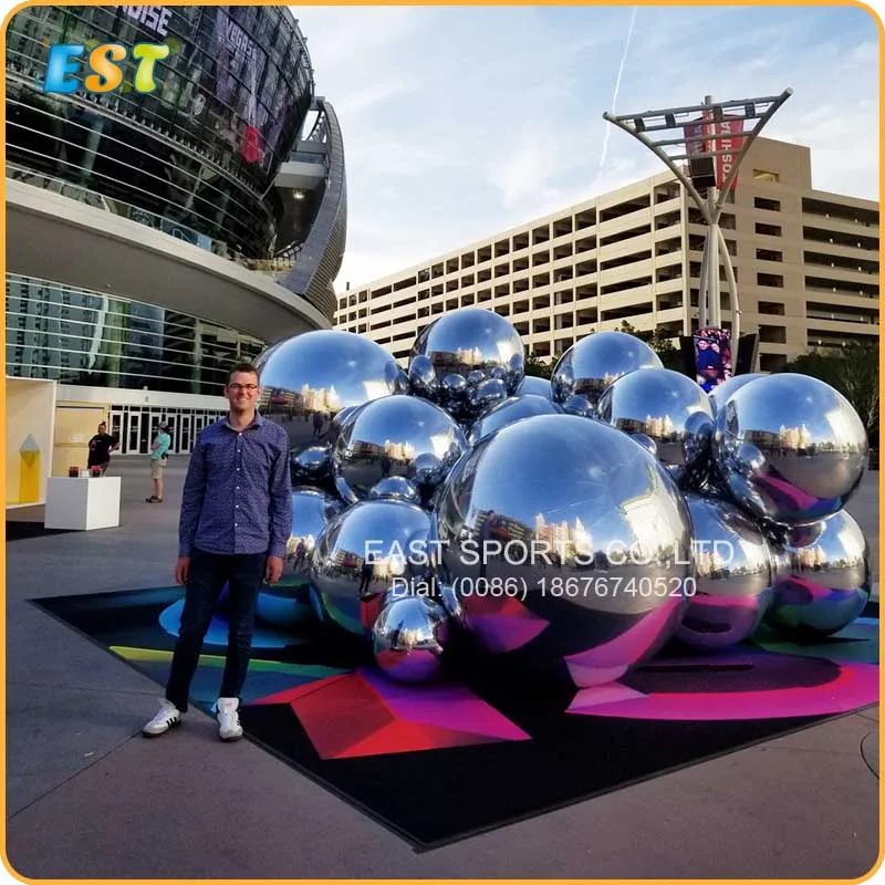 China Supplier High Quality Gifts Giant Silver Inflatable Mirror Balls For Sale
China Supplier High Quality Gifts Giant Silver Inflatable Mirror Balls For Sale