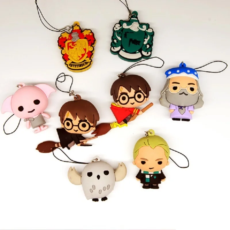 3D HP Potter Hermione Dobby Owl PVC Keychain Toy Action Figure Toys Red Potter badge Ride Broom With Magic Wand Key Ring
3D HP Potter Hermione Dobby Owl PVC Keychain Toy Action Figure Toys Red Potter badge Ride Broom With Magic Wand Key Ring