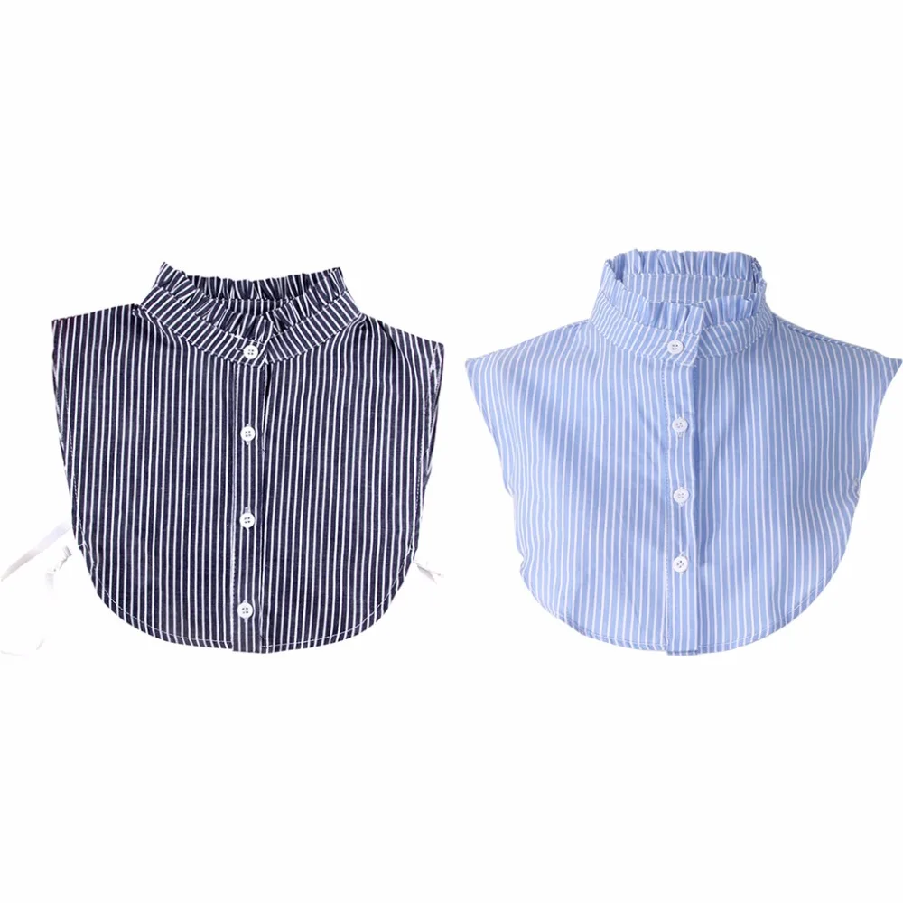 New Fashion Women Detachable Dickey False Fake Collar Ruffle Striped Shirt Clothes Accessory 2018 Cotton Blend
New Fashion Women Detachable Dickey False Fake Collar Ruffle Striped Shirt Clothes Accessory 2018 Cotton Blend