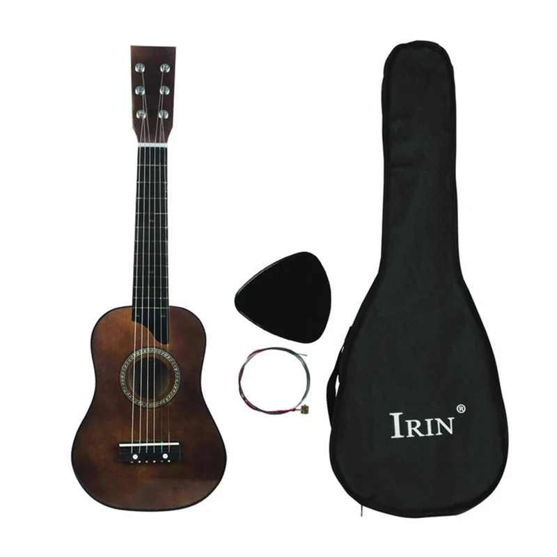 IRIN Mini 25 Inch Basswood Acoustic 12 Frets 6 Strings Guitar with Pick and Strings for Children Coffee Color
IRIN Mini 25 Inch Basswood Acoustic 12 Frets 6 Strings Guitar with Pick and Strings for Children Coffee Color