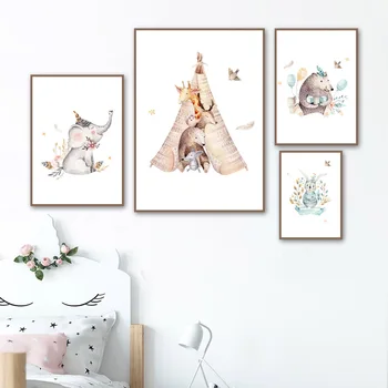 Elephant Rabbit Bear Wall Art Canvas Painting Nordic Posters And Prints Cartoon Animals Wall Pictures Baby Kids Room Home Decor
Elephant Rabbit Bear Wall Art Canvas Painting Nordic Posters And Prints Cartoon Animals Wall Pictures Baby Kids Room Home Decor