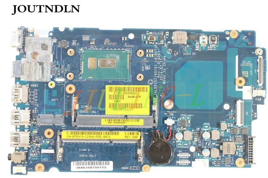 Материнская плата JOUTNDLN для ноутбука Dell Latitude 3450 M5NY9 0M5NY9 Pentium 3805U с частотой 1 9 ГГц