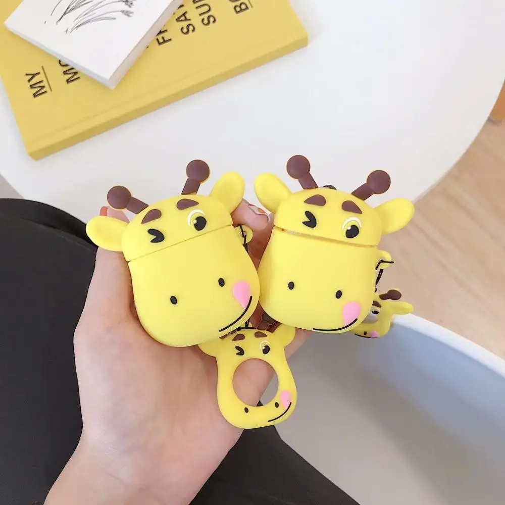 3D Cartoon Cute Sika Deer Soft Silicone Case For Apple Airpods Cover For AirPods Earphone Box Air Pods Case Earphone Accessories
3D Cartoon Cute Sika Deer Soft Silicone Case For Apple Airpods Cover For AirPods Earphone Box Air Pods Case Earphone Accessories