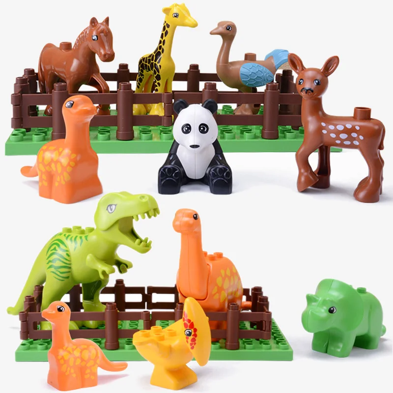 Animal Large Particles Bricks Compatible With Duploed Toy For Children City Zoo Model Building Blocks Bricks Kids Toy Gift
Animal Large Particles Bricks Compatible With Duploed Toy For Children City Zoo Model Building Blocks Bricks Kids Toy Gift