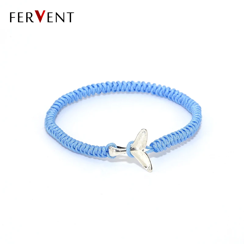 2018 Protection of marine animals Whale tail bracelet Lucky Rope Macrame Bracelet braid bracelet for men and women Customizable
2018 Protection of marine animals Whale tail bracelet Lucky Rope Macrame Bracelet braid bracelet for men and women Customizable