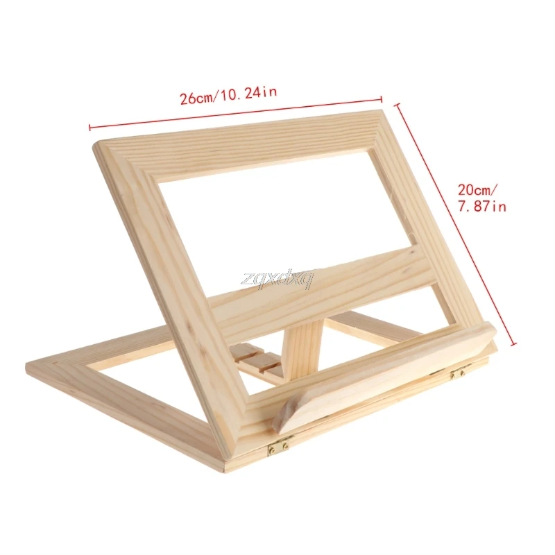 Wooden Pad Easel Adjustable Tablet Document Cookbook Display Stand Holder Nov12 Drop ship
Wooden Pad Easel Adjustable Tablet Document Cookbook Display Stand Holder Nov12 Drop ship