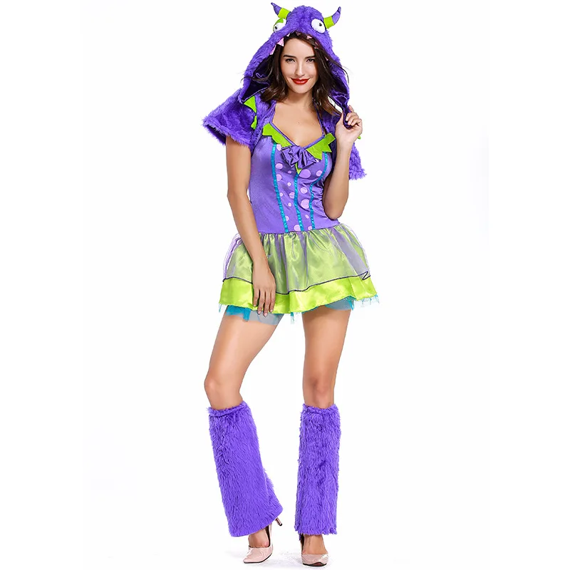 Deluxe Purple Green Monster Costume Cosplay For Women Animal Costume For Adult Halloween Costume For Women Carnival Party Suit
Deluxe Purple Green Monster Costume Cosplay For Women Animal Costume For Adult Halloween Costume For Women Carnival Party Suit